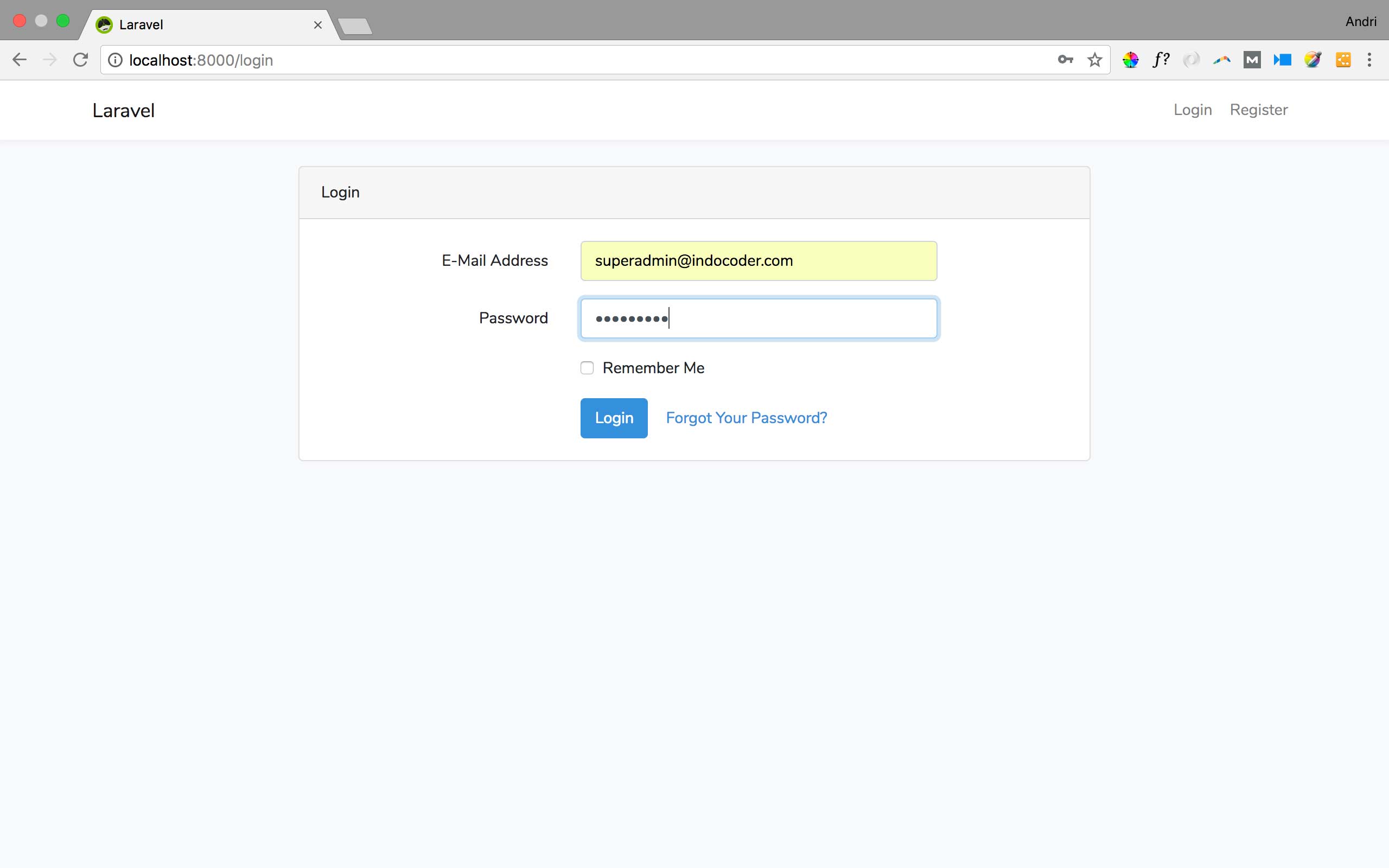 Cara Membuat Halaman Login Di Laravel Kaisar Soal 8129